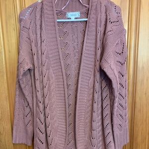 Thick and soft knit cardigan